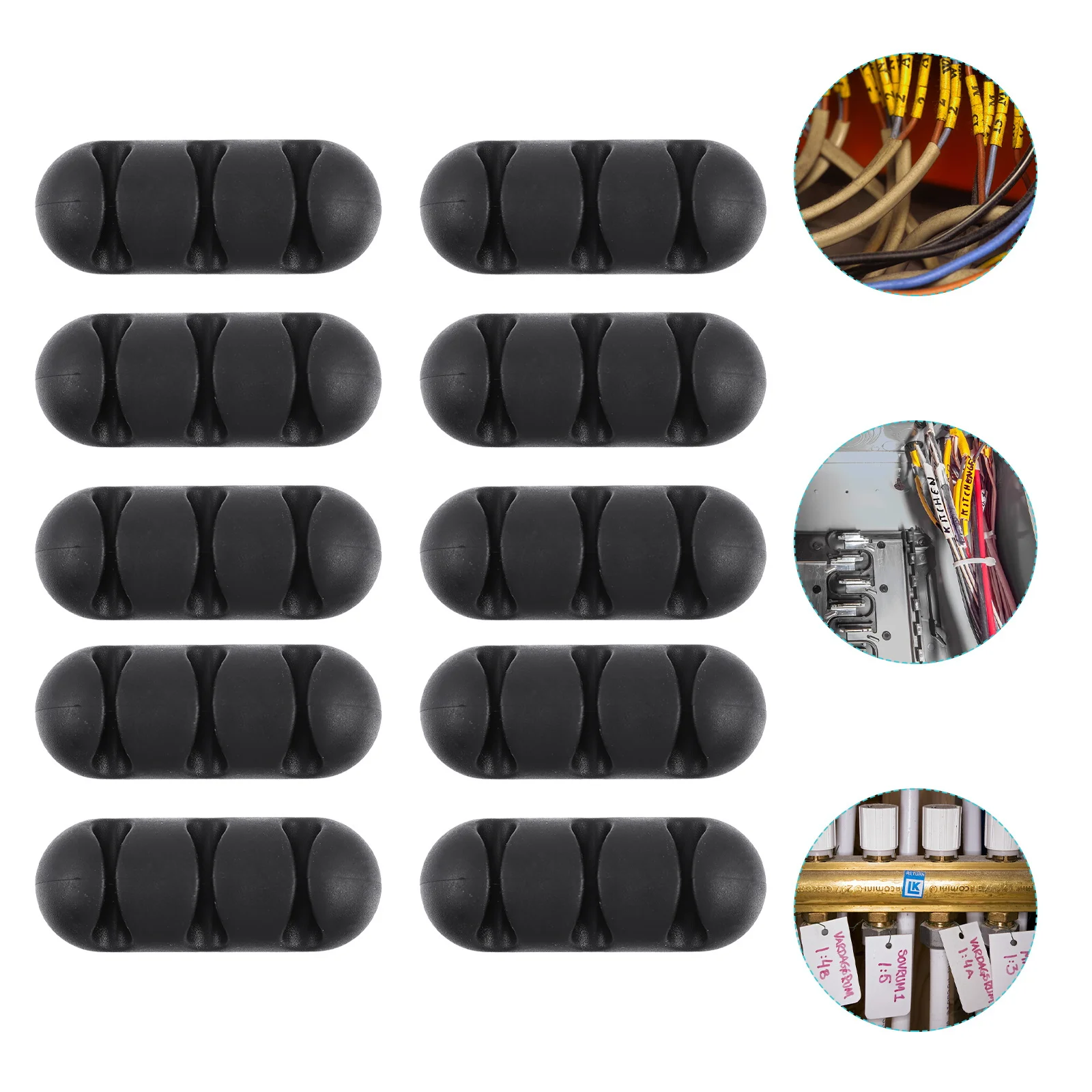 10PCS Three hole Wire ganizer TPR Cable Holder Desktop Cord Clips Bottom Film Stick High quality Durable Multi hole
10PCS Three hole Wire ganizer TPR Cable Holder Desktop Cord Clips Bottom Film Stick High quality Durable Multi hole
