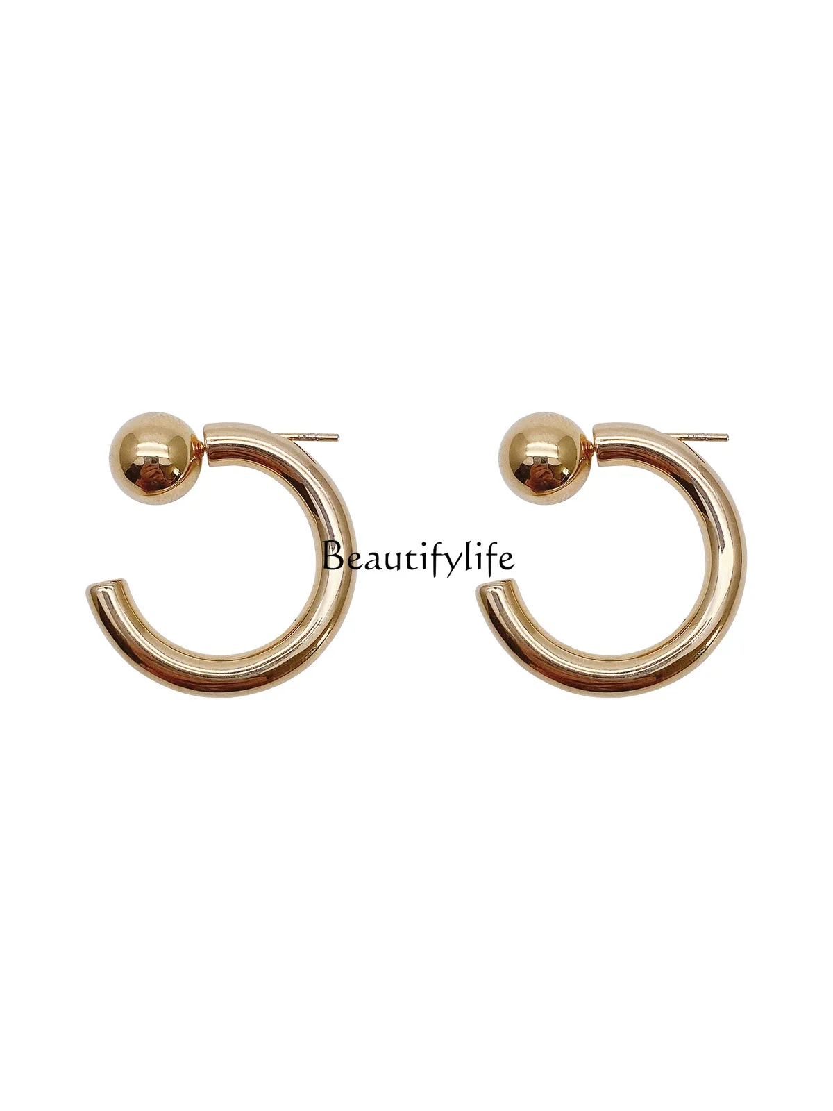 Vintage Metal Half Circle C- Shaped Earrings, Gold Beans, Hong Kong Style, New
Vintage Metal Half Circle C- Shaped Earrings, Gold Beans, Hong Kong Style, New