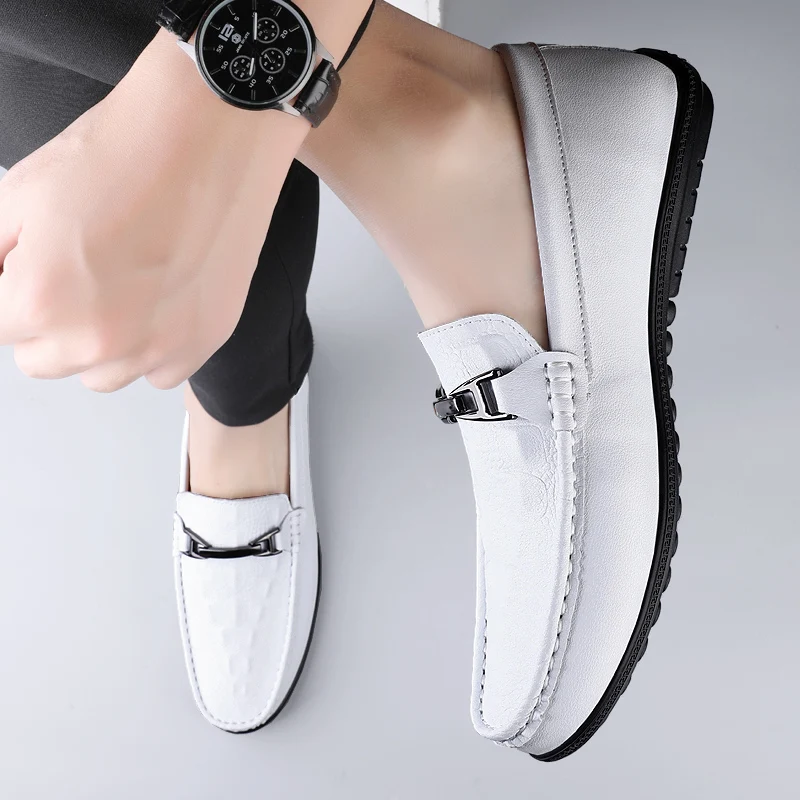 Summer New Men's Breathable Anti Slip Cowhide Outdoor Driving Shoes Fashionable Brand Men's Comfortable Soft Soled Bean Shoes
Summer New Men's Breathable Anti Slip Cowhide Outdoor Driving Shoes Fashionable Brand Men's Comfortable Soft Soled Bean Shoes