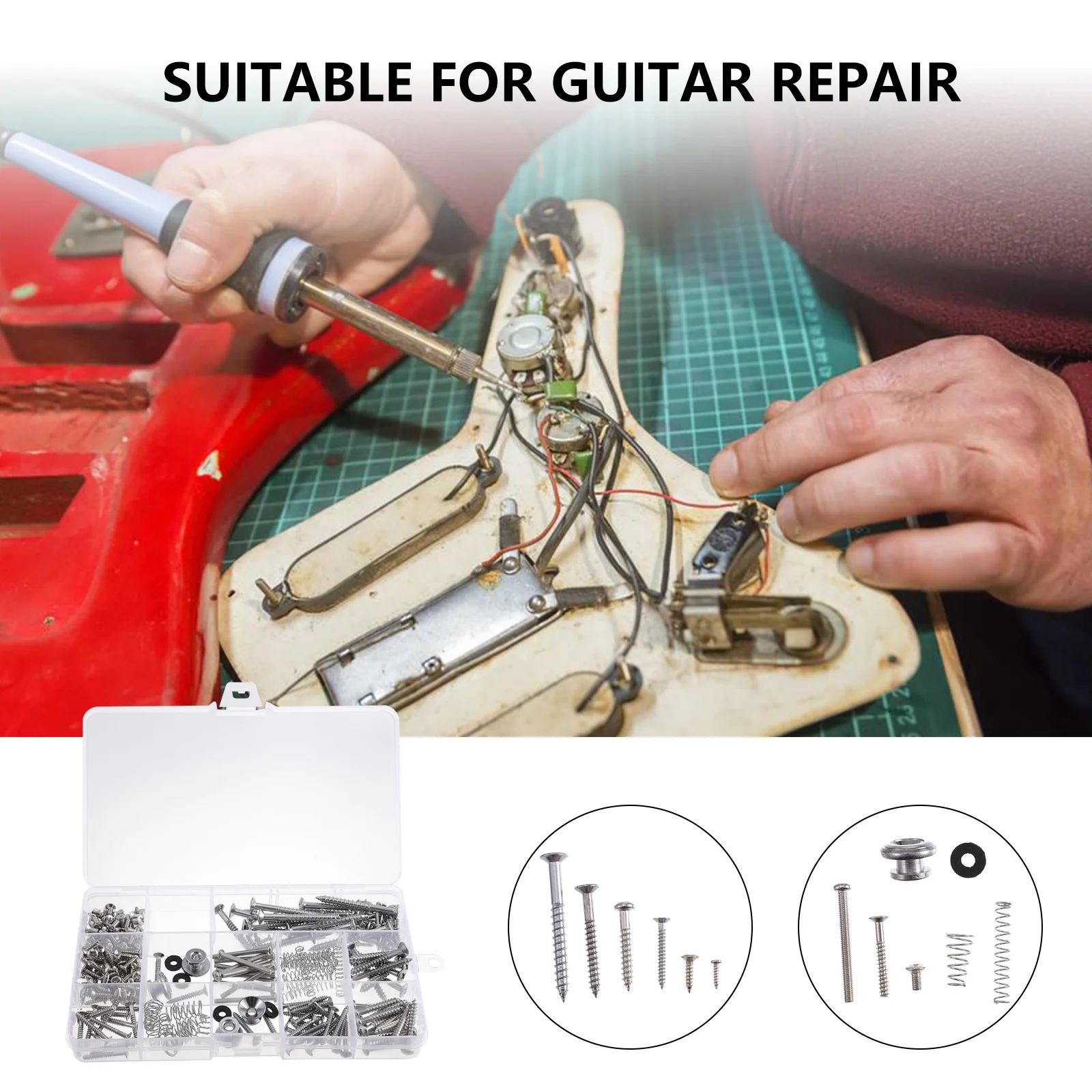 Guitar Repair Tools Supplies Spring for Selector Screw Accessories Instrument Mount Kit Mounting
Guitar Repair Tools Supplies Spring for Selector Screw Accessories Instrument Mount Kit Mounting