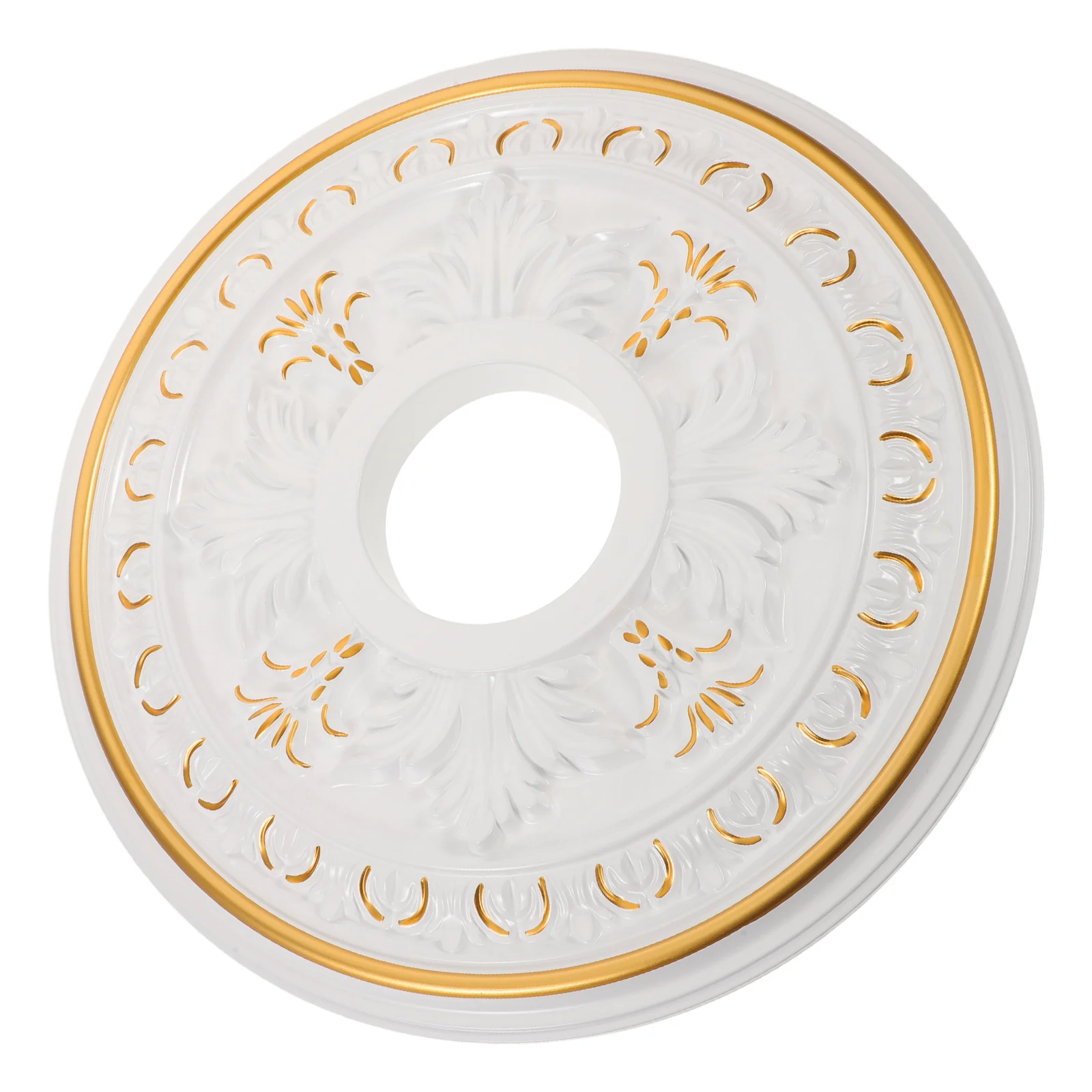 White Round Ceiling Medallion 15.6 Inch Od 4.3 Inch Id Decorative Light Fixture Medallion for Home Improvement Easy Installation
White Round Ceiling Medallion 15.6 Inch Od 4.3 Inch Id Decorative Light Fixture Medallion for Home Improvement Easy Installation