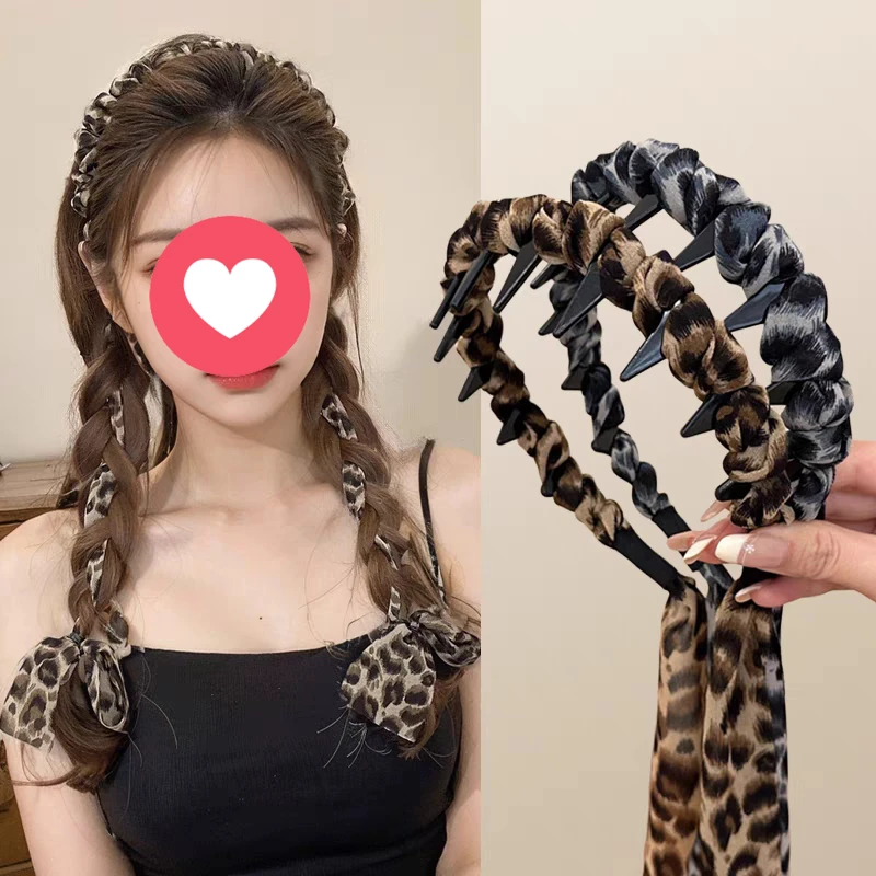 2pc Vintage DIY Ribbon Bow Leopard Dot Hairband for Women Girls Korean Retro Headband Hair Hoops Accessories
2pc Vintage DIY Ribbon Bow Leopard Dot Hairband for Women Girls Korean Retro Headband Hair Hoops Accessories