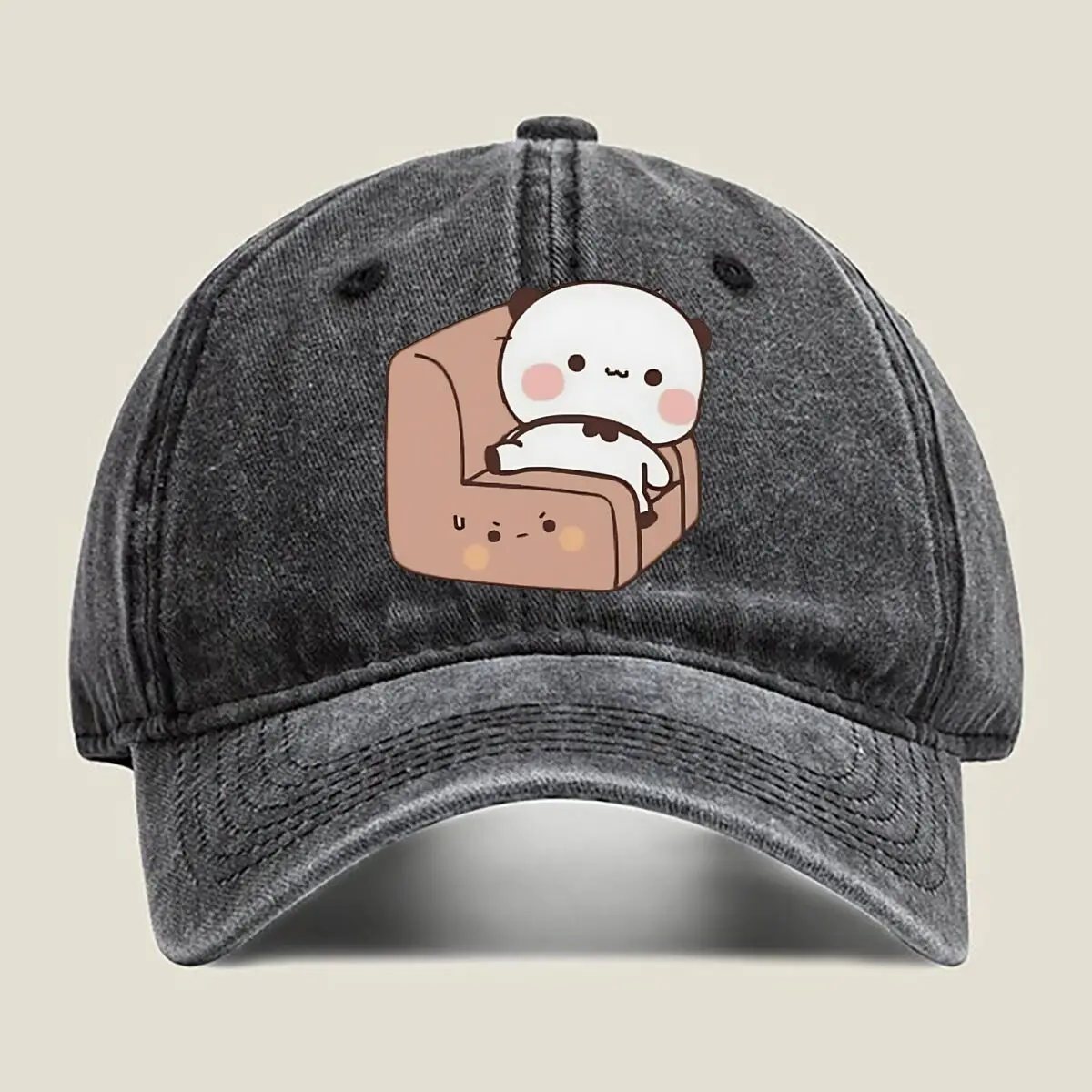 Panda Couch Panda диван милый - характер искусства мытая бейсболка
Panda Couch Panda диван милый - характер искусства мытая бейсболка