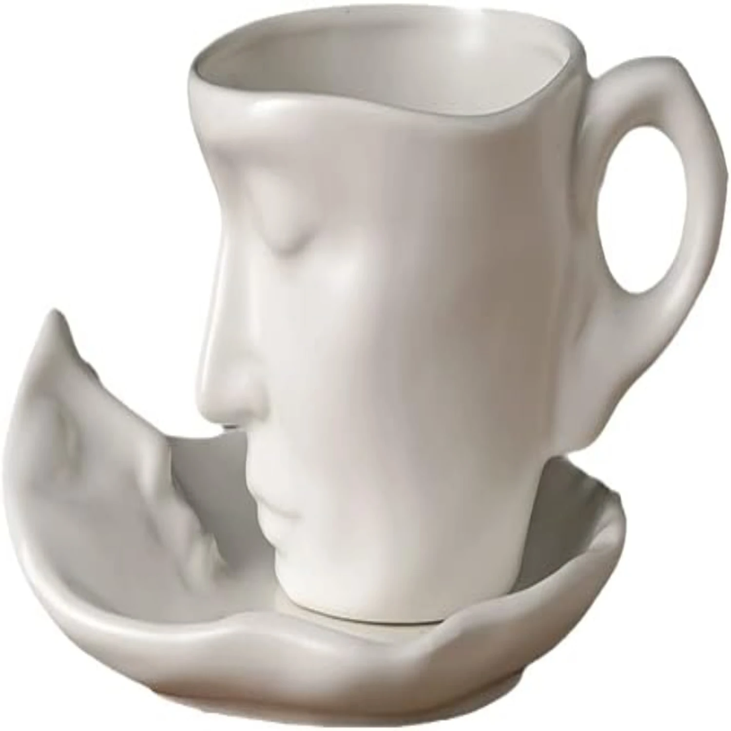 Stylish and unique 2022 New Collection of Ceramic Kissing Mug Set - Abstract and creative design - Thinker Theme - Face coffee c
Stylish and unique 2022 New Collection of Ceramic Kissing Mug Set - Abstract and creative design - Thinker Theme - Face coffee c