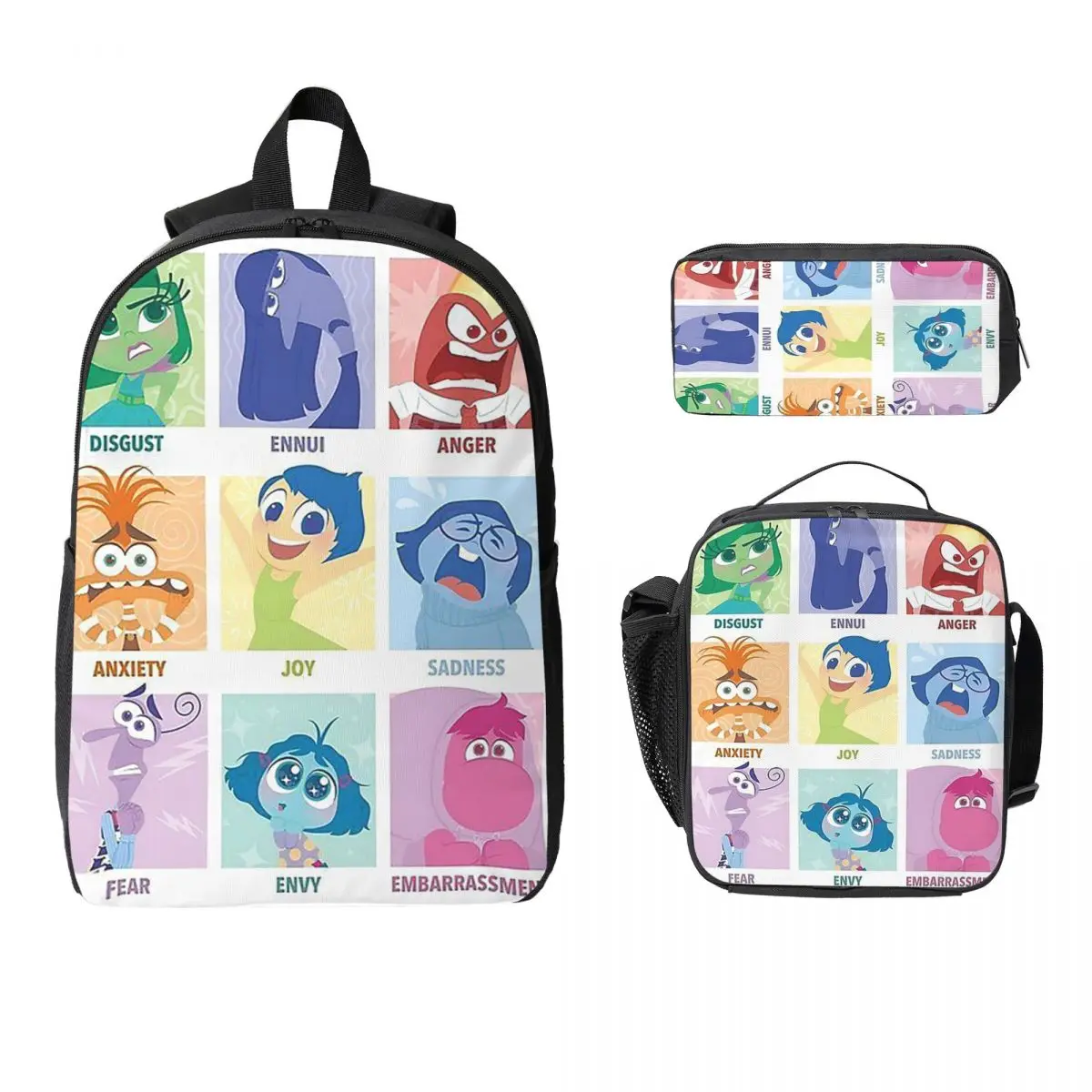 Inside Out Character Cartoon Backpack Boys Girls BookBag School Bag Computer Shoulder Bags 3ps Insulated Lunch Bag Pencil Case
Inside Out Character Cartoon Backpack Boys Girls BookBag School Bag Computer Shoulder Bags 3ps Insulated Lunch Bag Pencil Case