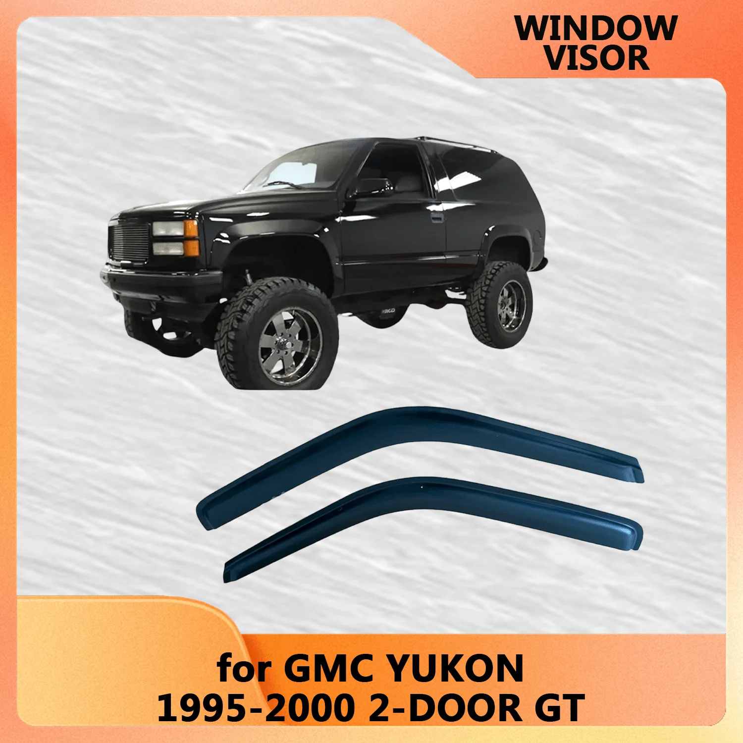 Оконный козырек для GMC YUKON 1995 1996 1997 1998 1999 2000 2-DOOR GT Ветровые дефлекторы Дождевики Дверной козырек Вентиляционные шторы Вентиляционный козырек
Оконный козырек для GMC YUKON 1995 1996 1997 1998 1999 2000 2-DOOR GT Ветровые дефлекторы Дождевики Дверной козырек Вентиляционные шторы Вентиляционный козырек