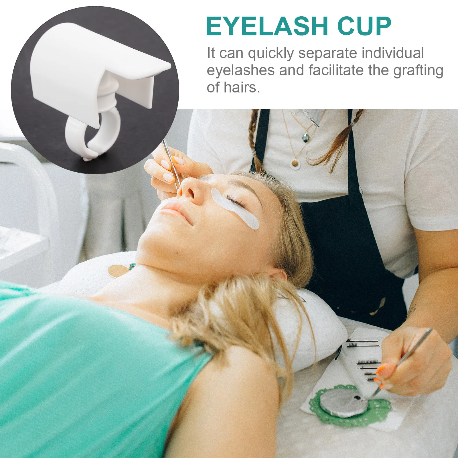 10Pcs U Shape Eyelash Ring Cup Plastic Holder for Eyelash Extension Grafting Tools Professional Fake Lash Application Supplies
10Pcs U Shape Eyelash Ring Cup Plastic Holder for Eyelash Extension Grafting Tools Professional Fake Lash Application Supplies