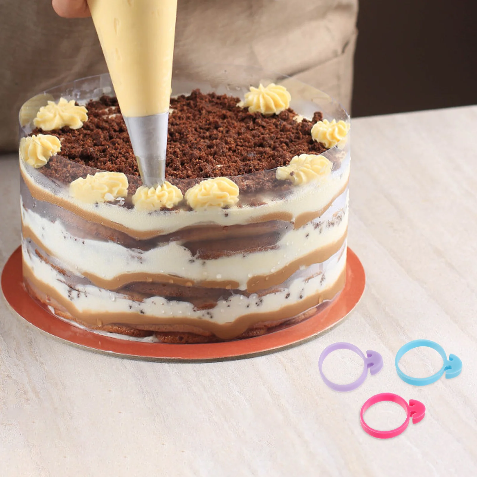 40Pcs Pastry Bag Clips Silicone Reusable Piping Bag Ties for Cake Cookie Cupcake Decoration Baking Supplies Baking Clip
40Pcs Pastry Bag Clips Silicone Reusable Piping Bag Ties for Cake Cookie Cupcake Decoration Baking Supplies Baking Clip