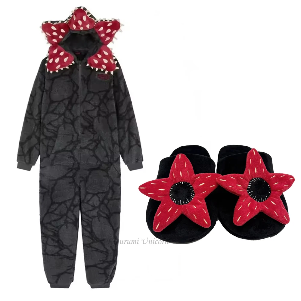 Demogorgon Kigurumi Unicorn Winter Adult Onesie Scary Carnivorous Plant Pajamas Warm Halloween Carnival Cosplay Jumpsuit Slipper
Demogorgon Kigurumi Unicorn Winter Adult Onesie Scary Carnivorous Plant Pajamas Warm Halloween Carnival Cosplay Jumpsuit Slipper