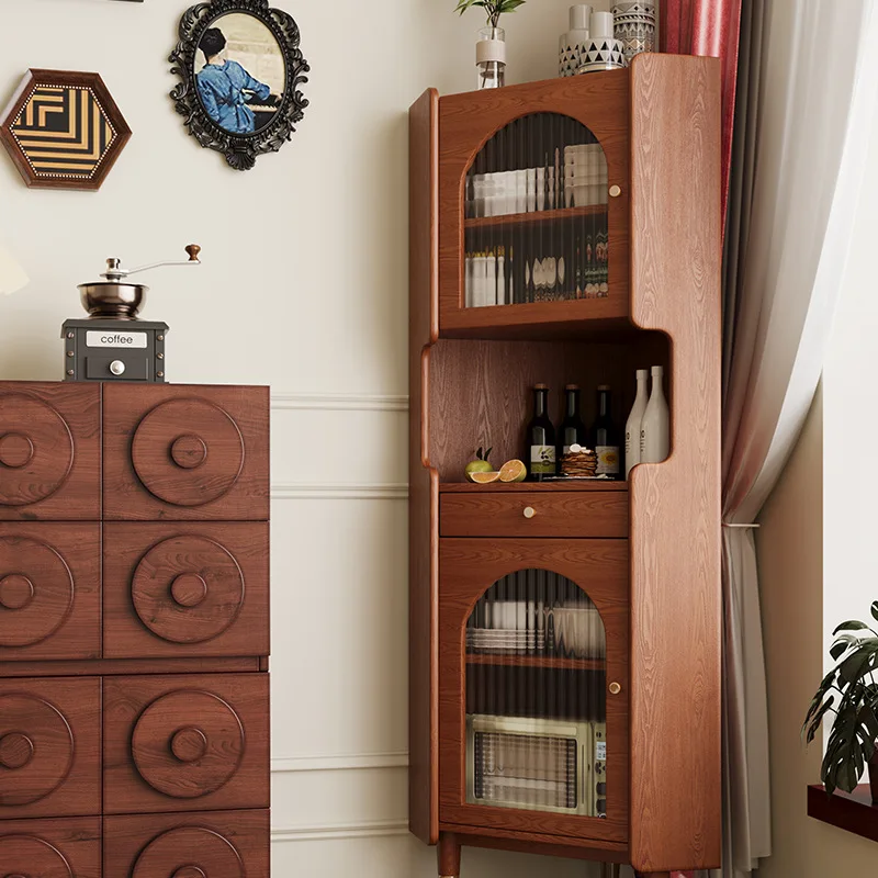 French retro solid wood corner rack corner cabinet wall triangle cabinet corner storage locker living room 
French retro solid wood corner rack corner cabinet wall triangle cabinet corner storage locker living room