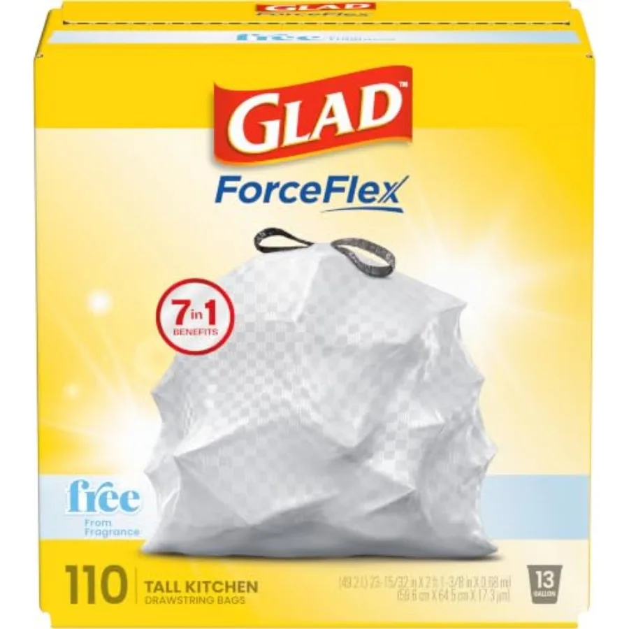 ForceFlex Tall Kitchen Trash Bags, 3 Gallon, Fragrance Free, 0 Count Package May Vary
ForceFlex Tall Kitchen Trash Bags, 3 Gallon, Fragrance Free, 0 Count Package May Vary