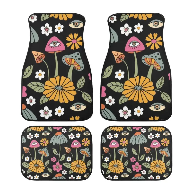 Car Mats, Mushroom Car Mats Set, Magenta Black Car Floor Mats for Women, Cute Car Mats Boho, Car Floor Mat Cute, Car Matts, Cott
Car Mats, Mushroom Car Mats Set, Magenta Black Car Floor Mats for Women, Cute Car Mats Boho, Car Floor Mat Cute, Car Matts, Cott