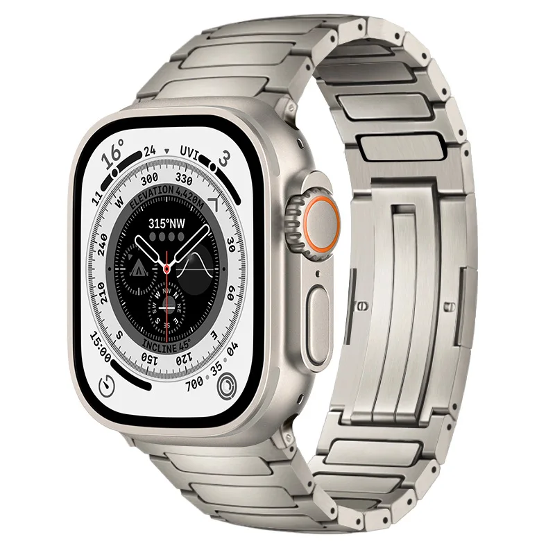 Роскошный титановый ремешок для Apple Watch Ultra 2 49 мм серия 9 8 7 45 мм для iWatch 6 5 se 44 мм 42 мм мужской деловой браслет Correa
Роскошный титановый ремешок для Apple Watch Ultra 2 49 мм серия 9 8 7 45 мм для iWatch 6 5 se 44 мм 42 мм мужской деловой браслет Correa