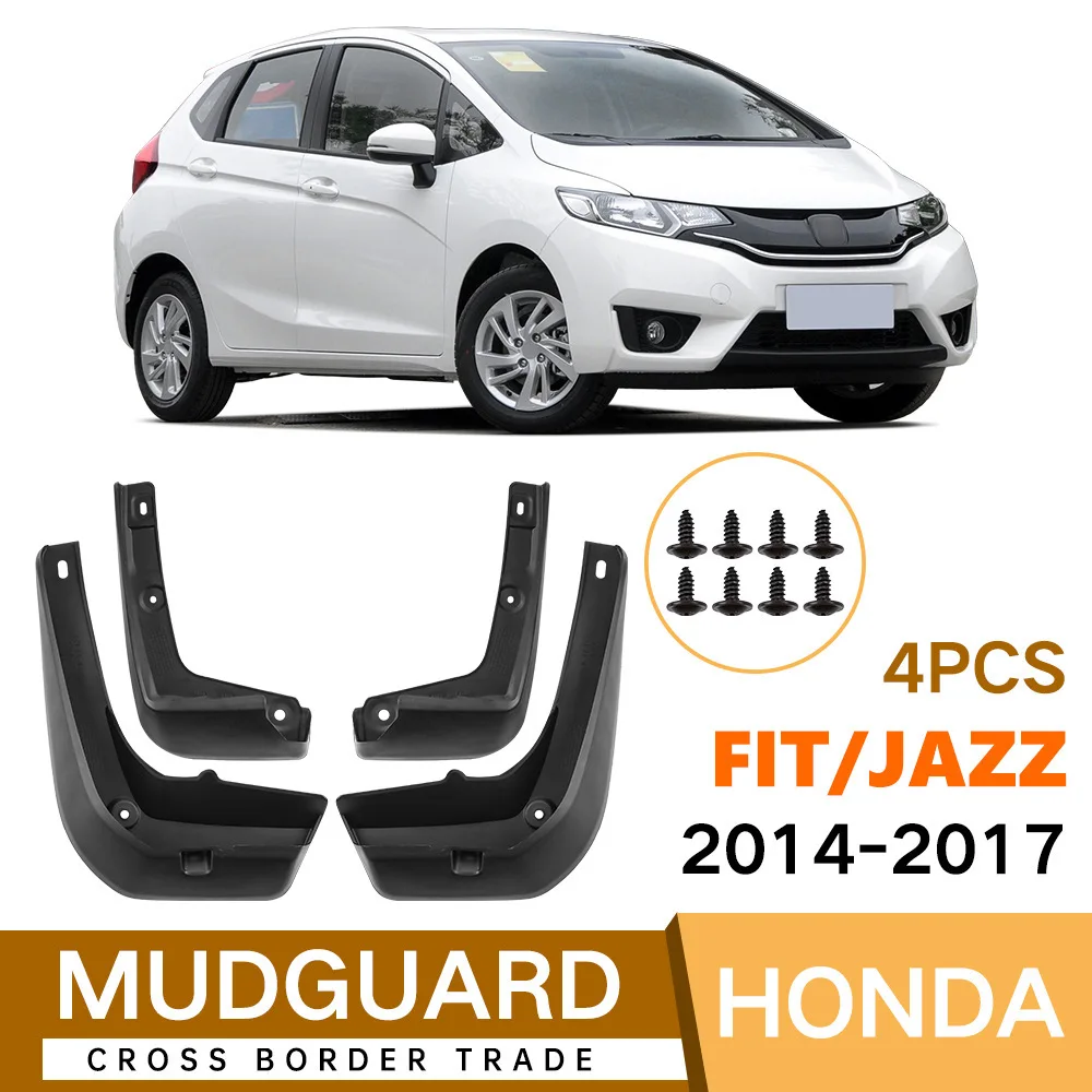 For 2014-2017 Honda FIT JAZZ Front Rear Mud Flaps Mudguards Splash Guards ABS Plastic Accessories
For 2014-2017 Honda FIT JAZZ Front Rear Mud Flaps Mudguards Splash Guards ABS Plastic Accessories