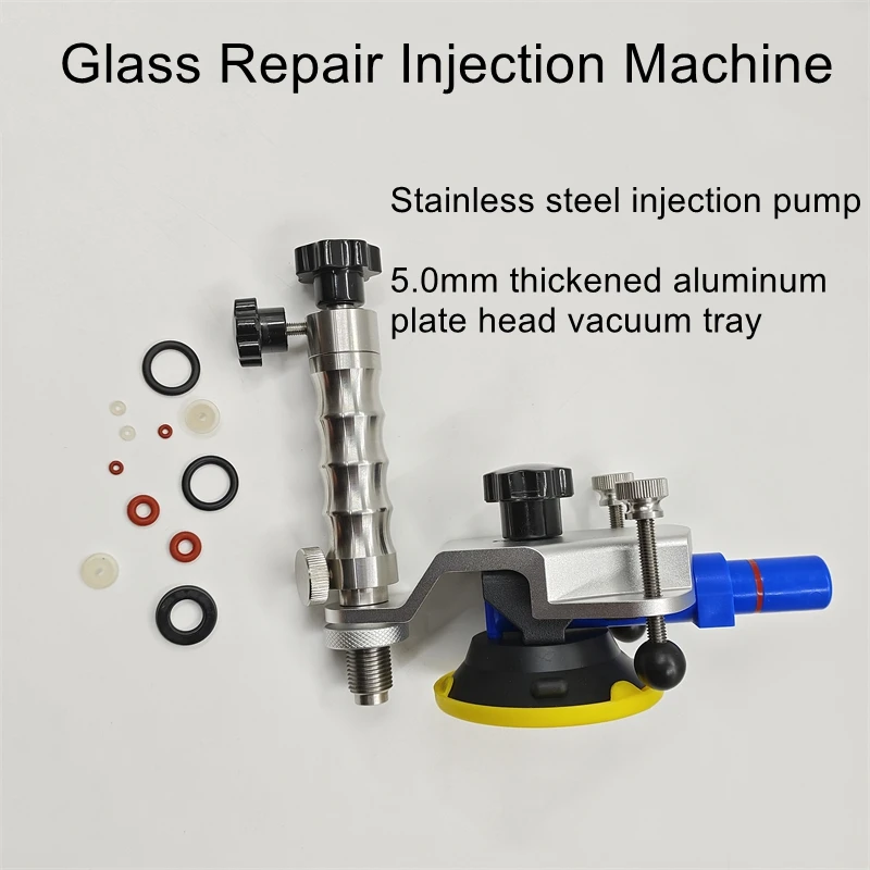 Auto Glass Repair Tool Front Windshield Crack Repair Fry Point Stainless Steel Vacuum Injection Pump Vacuuming
Auto Glass Repair Tool Front Windshield Crack Repair Fry Point Stainless Steel Vacuum Injection Pump Vacuuming