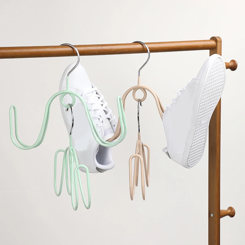 4Pcs Premium Stainless Steel Pvc Shoes Drying Rack Hanging Storage Organizer
4Pcs Premium Stainless Steel Pvc Shoes Drying Rack Hanging Storage Organizer