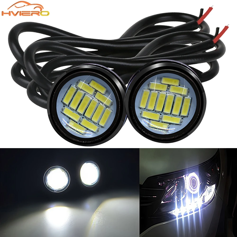 2PCS 23mm Car 4014 12Led Eagle Eye Turn Signal DayTime Running Light Spotlight Backup auto Motor Parking Daylight DRL Waterproof
2PCS 23mm Car 4014 12Led Eagle Eye Turn Signal DayTime Running Light Spotlight Backup auto Motor Parking Daylight DRL Waterproof