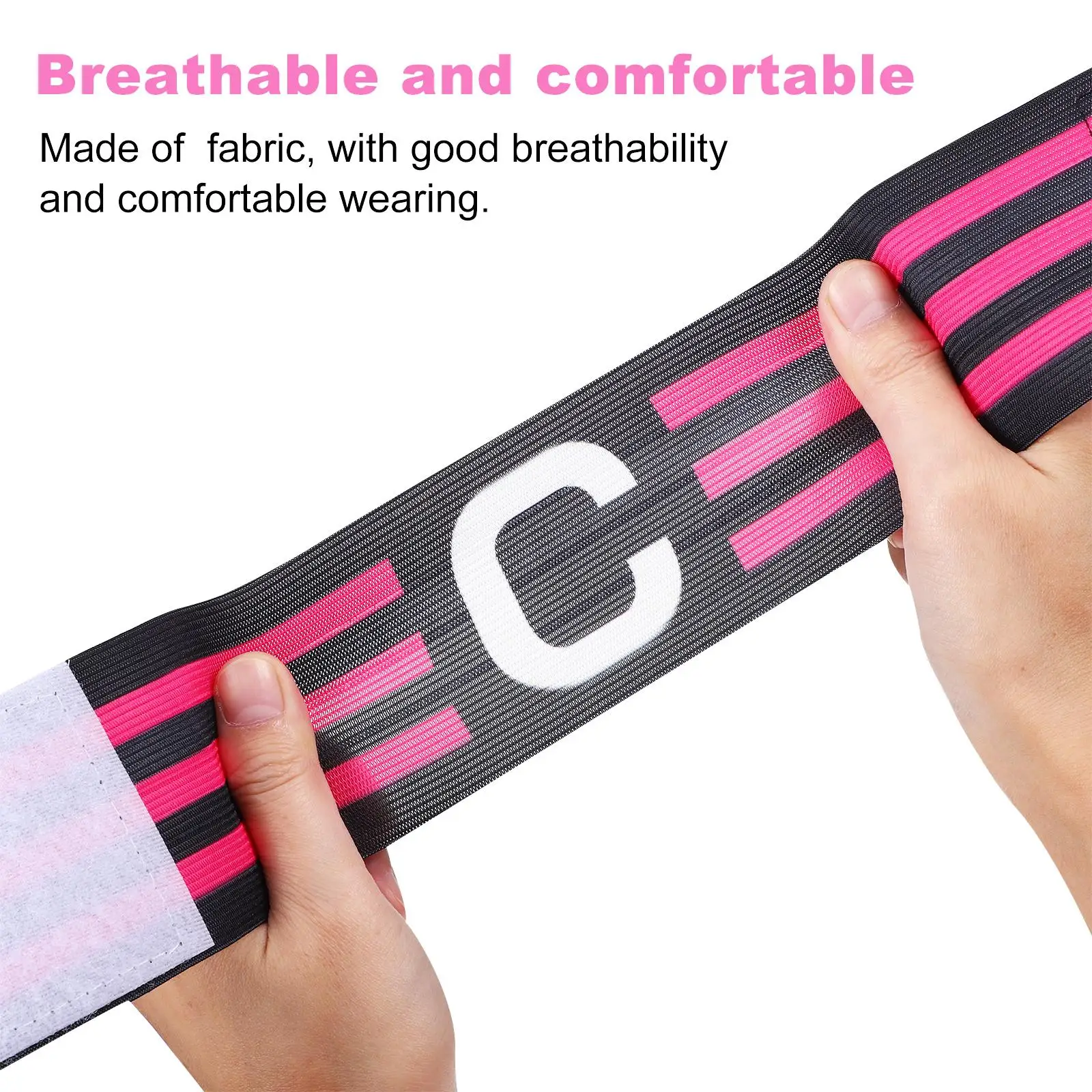 2 Pcs Football Captain Armband Soccer Team Leader Bands Black Striped Adult Youth Durable Comfortable Anti Slip Sports Game
2 Pcs Football Captain Armband Soccer Team Leader Bands Black Striped Adult Youth Durable Comfortable Anti Slip Sports Game