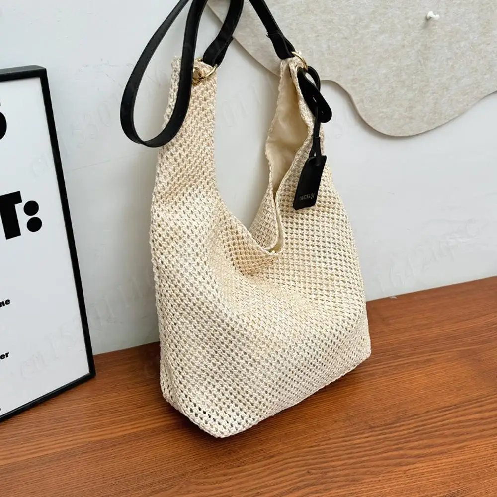 Straw Beach Bags Large Woven Tote Handbag Casual Woven Hobo Bucket Bag Summer Shoulder Bag Women Travel Vacation Top-Handle Bags
Straw Beach Bags Large Woven Tote Handbag Casual Woven Hobo Bucket Bag Summer Shoulder Bag Women Travel Vacation Top-Handle Bags