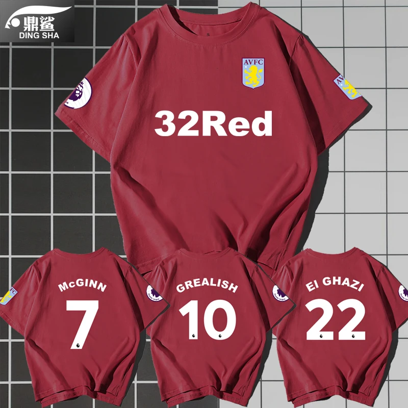 Aston Villa Fooall T ort Sve T-irt Sports Fanwear ex f Sve Cotton Knitted round Ne Printed Top
Aston Villa Fooall T ort Sve T-irt Sports Fanwear ex f Sve Cotton Knitted round Ne Printed Top