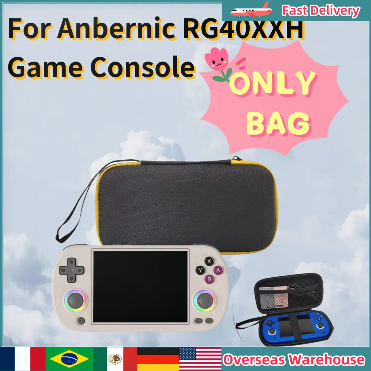 For Anbernic RG40XX H Game Console Accessories Cable Case Protect Bag Cases Storage Box Bags Gift Game Console Accessories Gift
For Anbernic RG40XX H Game Console Accessories Cable Case Protect Bag Cases Storage Box Bags Gift Game Console Accessories Gift