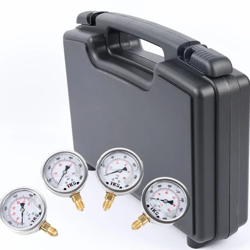 Four-meter hydraulic test set, pressure gauge, excavator test instrument, portable hydraulic pump
Four-meter hydraulic test set, pressure gauge, excavator test instrument, portable hydraulic pump