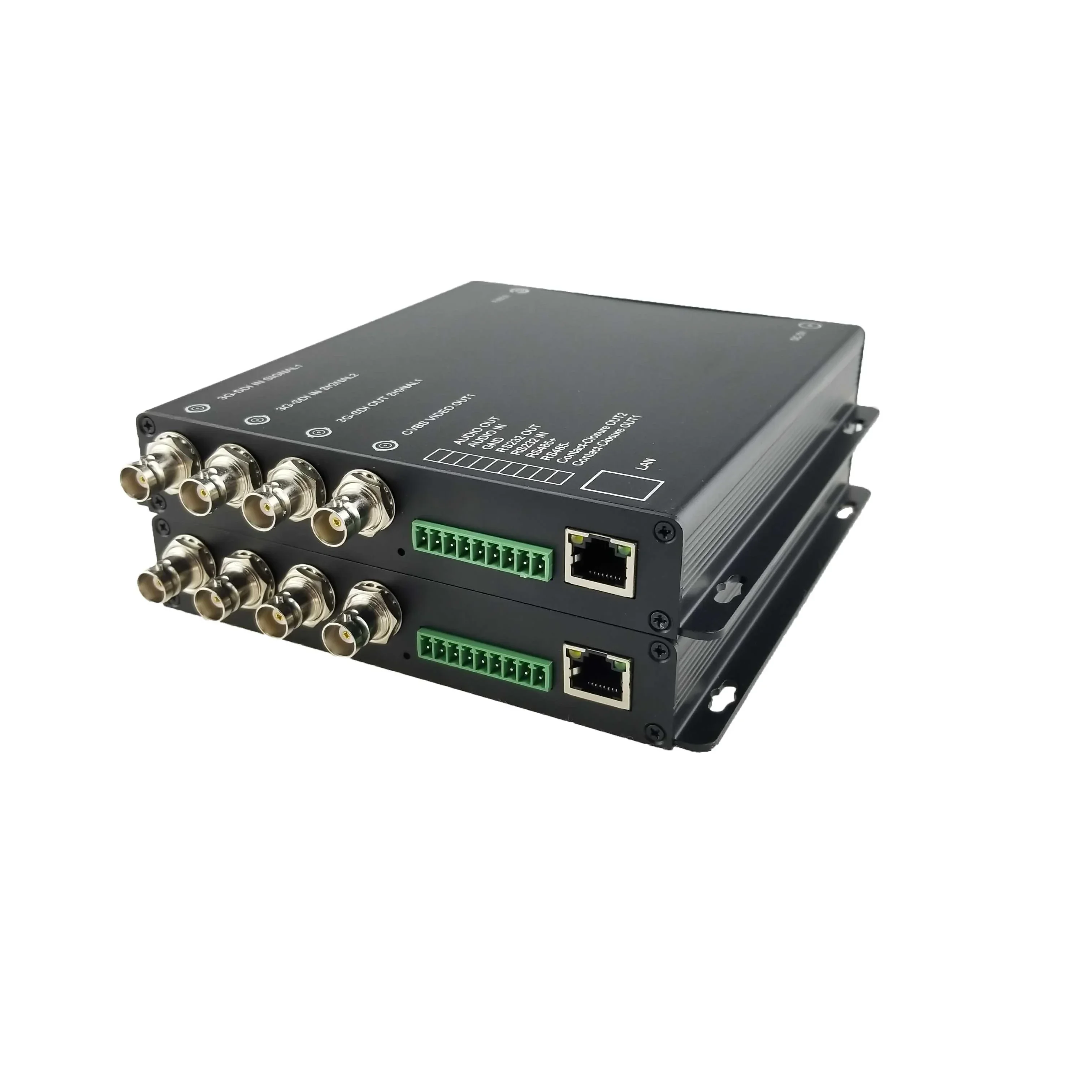 In stock fiber to sdi converter 4 channels 3g-sdi/DATA/AUDIO/ETHERNET over single fiber FC/ST Connector 20KM
In stock fiber to sdi converter 4 channels 3g-sdi/DATA/AUDIO/ETHERNET over single fiber FC/ST Connector 20KM