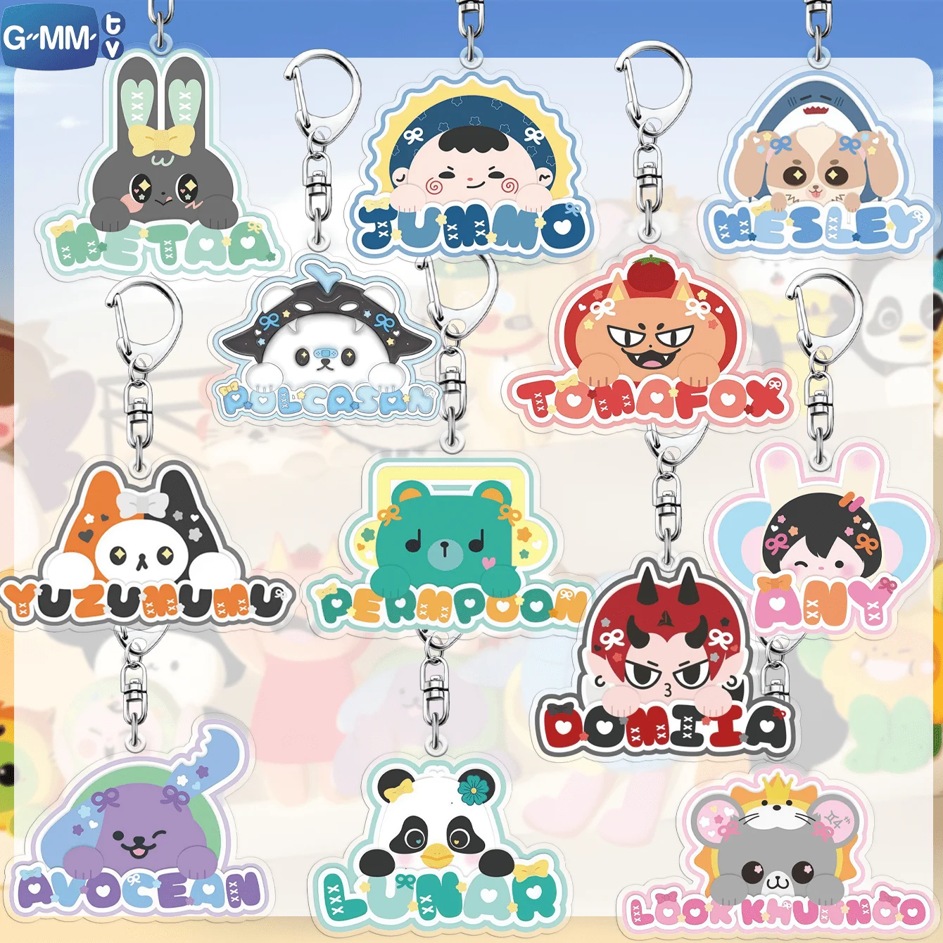 GMMTV Plulbatu Cute Acrylic Keychain, Cartoon Character Name Key Ring, Thai BLDrama Fan Merch Gift
GMMTV Plulbatu Cute Acrylic Keychain, Cartoon Character Name Key Ring, Thai BLDrama Fan Merch Gift