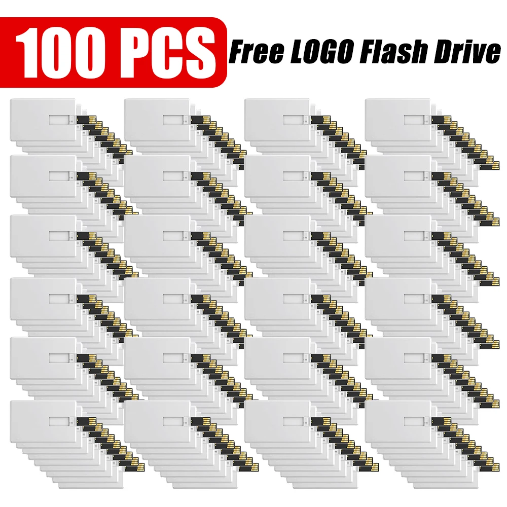 100Pcs Credit Card Model USB Flash Drive 16GB Memory Card 32GB 64GB Pendrive USB Stick Pen Drive Free Custom Logo Color Printing
100Pcs Credit Card Model USB Flash Drive 16GB Memory Card 32GB 64GB Pendrive USB Stick Pen Drive Free Custom Logo Color Printing