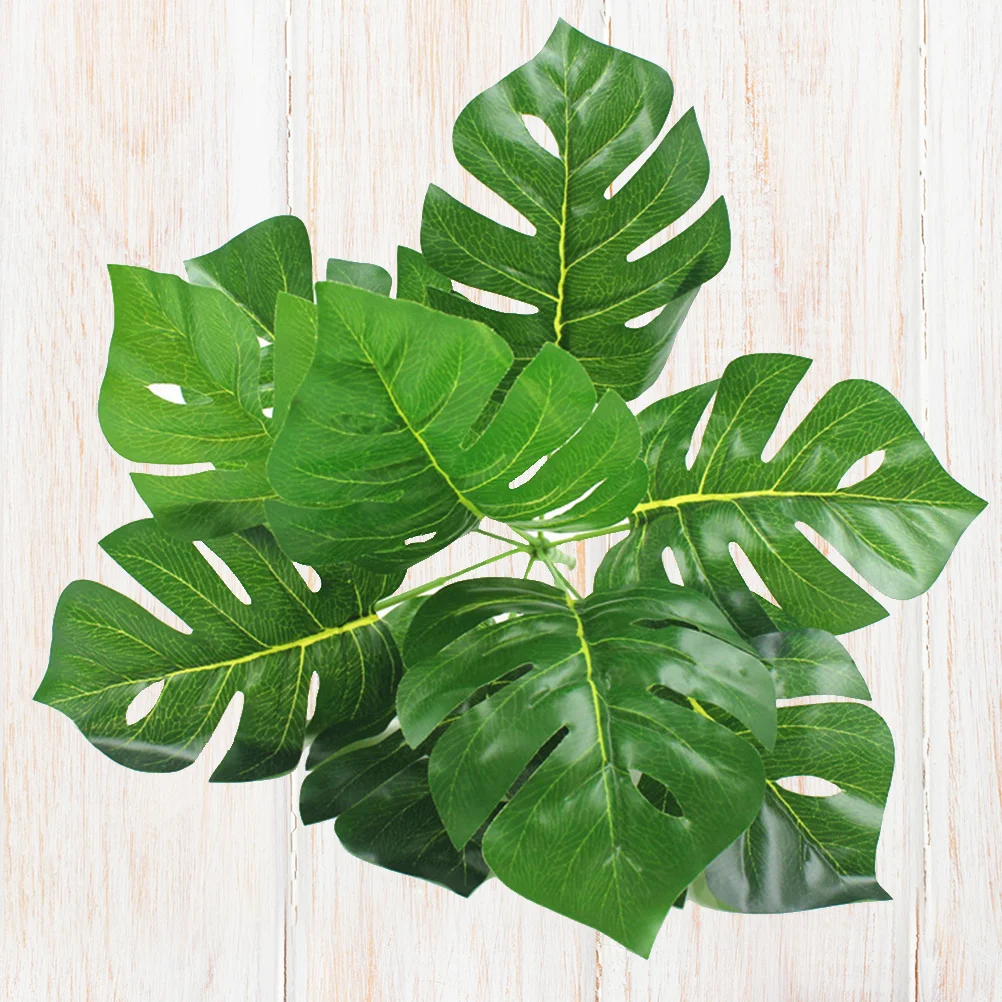 9 Heads Plants Artificial Leaf Tropical Leaves Decoration Decorate Green Monstera Office
9 Heads Plants Artificial Leaf Tropical Leaves Decoration Decorate Green Monstera Office