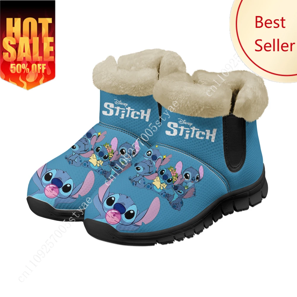 Зимние ботинки Disney Stitch, мужская и женская обувь, сохраняющая тепло, плюшевая уличная спортивная обувь, спортивные ботинки на заказ
Зимние ботинки Disney Stitch, мужская и женская обувь, сохраняющая тепло, плюшевая уличная спортивная обувь, спортивные ботинки на заказ