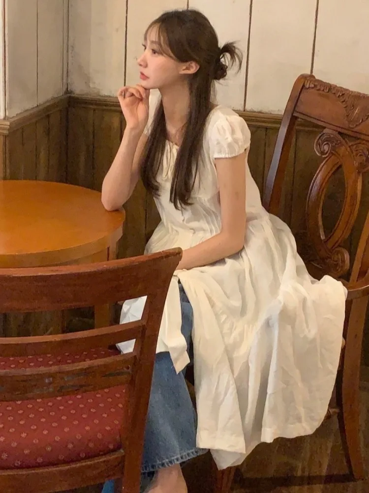 Summer New Sweet Pure Color Long Skirt Women's Gauze Bubble Sve T Dr Ele Draped Hemline Floa Free-Form Design
Summer New Sweet Pure Color Long Skirt Women's Gauze Bubble Sve T Dr Ele Draped Hemline Floa Free-Form Design