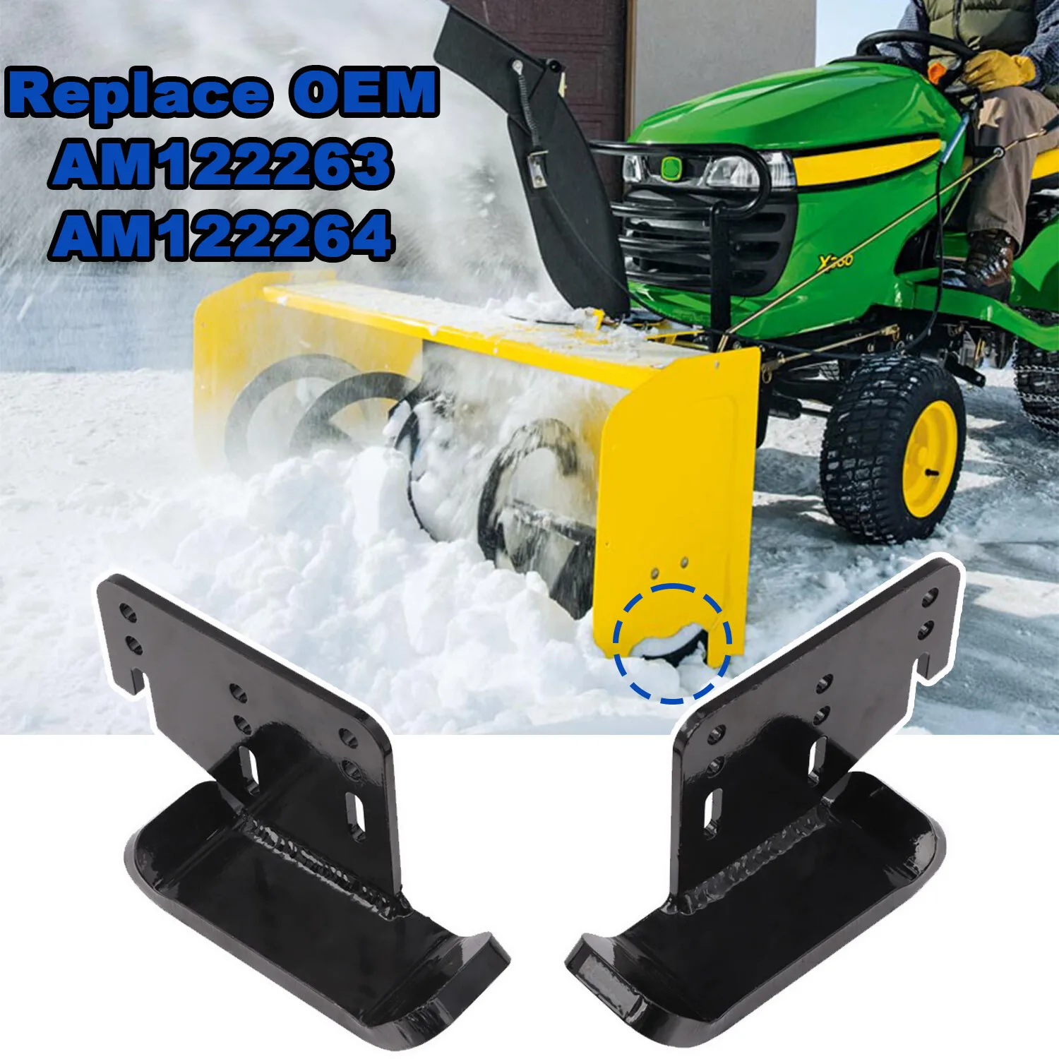 2pcs 42" 44" 47" 54" Snow Blower Skid Shoe for John Deere #AM122263 AM122264
2pcs 42" 44" 47" 54" Snow Blower Skid Shoe for John Deere #AM122263 AM122264