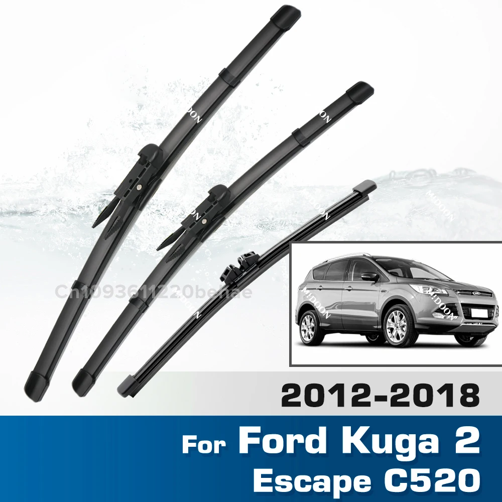 For Ford Kuga MK 2 Escape C520 2012 - 2018 Wiper LHD Front & Rear Wiper Blades Set Windshield Windscreen Window 28"+28"+11"
For Ford Kuga MK 2 Escape C520 2012 - 2018 Wiper LHD Front & Rear Wiper Blades Set Windshield Windscreen Window 28"+28"+11"