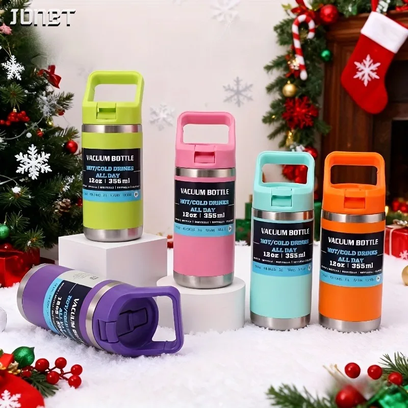 12oz Thermal Water Bottle With Handle Stainless Steel Car Vacuum Cup Outdoor Sports Tumbler Coffee Cup Portable Hot/Cold Kettle
12oz Thermal Water Bottle With Handle Stainless Steel Car Vacuum Cup Outdoor Sports Tumbler Coffee Cup Portable Hot/Cold Kettle