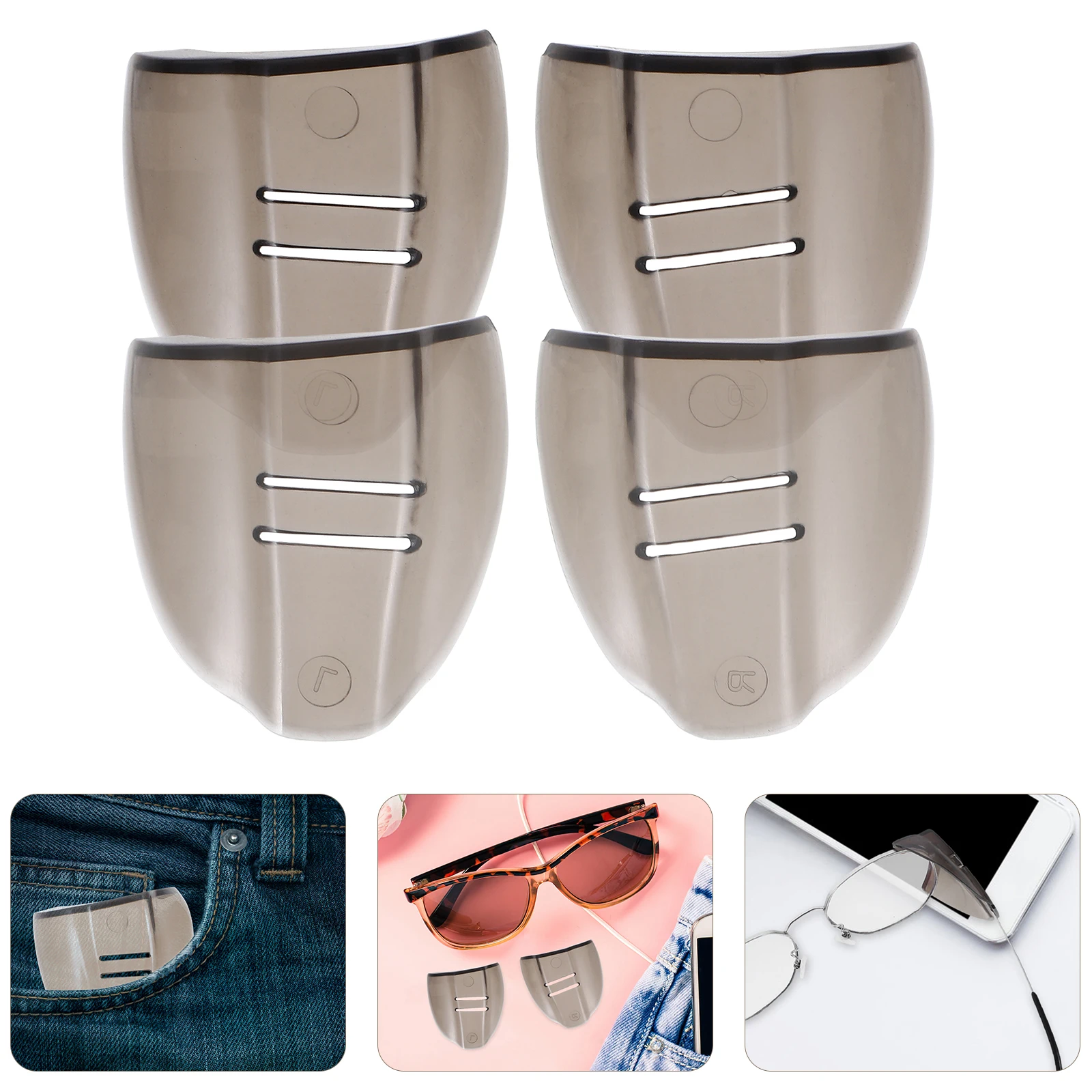 2 Pairs Protective Wings Sideshield for Glasses Shelter Eyeglasses Eyewear Protector
2 Pairs Protective Wings Sideshield for Glasses Shelter Eyeglasses Eyewear Protector