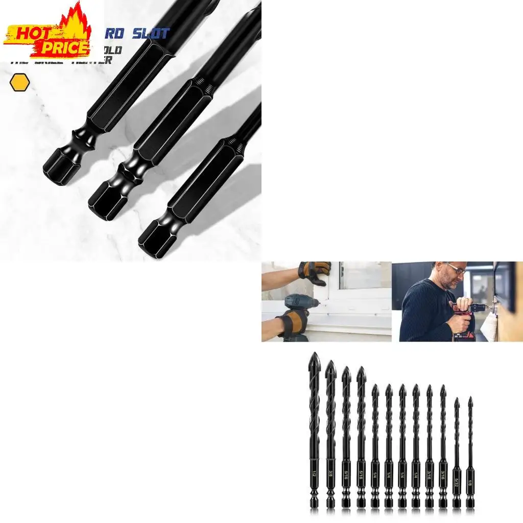 Multipurpose Drill Bit for Concrete Glass Cement Ceramic and with Precise Cutting Accurate Hole Drilling
Multipurpose Drill Bit for Concrete Glass Cement Ceramic and with Precise Cutting Accurate Hole Drilling