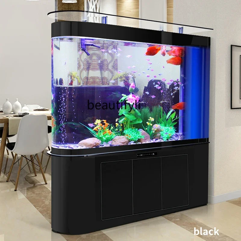Fish Tank Living Room Entrance Screen Medium and Large Glass Ecological Circulation Bottom Filter Aquarium Fish Globe
Fish Tank Living Room Entrance Screen Medium and Large Glass Ecological Circulation Bottom Filter Aquarium Fish Globe