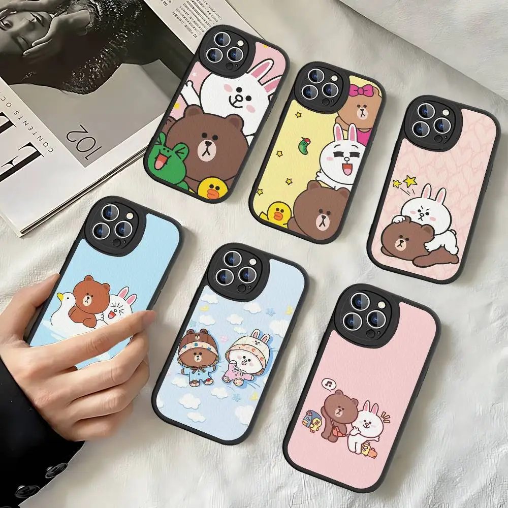 Cartoon Cute C-Cony B-Brown Phone Case For IPhone 16 15 14 13 12 11 Pro Max Plus Shockproof Leather Cover
Cartoon Cute C-Cony B-Brown Phone Case For IPhone 16 15 14 13 12 11 Pro Max Plus Shockproof Leather Cover