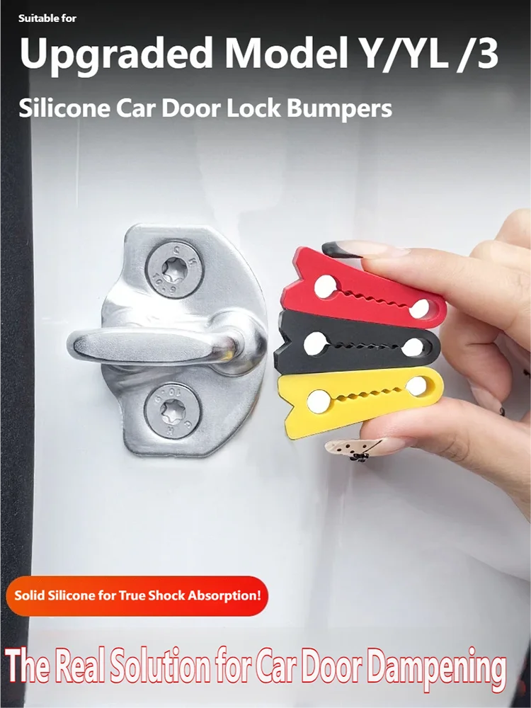 For Tesla Model Y/YL/3 HIGHLAND Silicone Door Lock Pad Protective Shock Absorption Cushion Automobiles Interior Accessories
For Tesla Model Y/YL/3 HIGHLAND Silicone Door Lock Pad Protective Shock Absorption Cushion Automobiles Interior Accessories