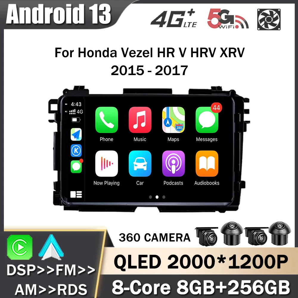 Android 13 for Honda Vezel HR V HRV XRV 2015 - 2017 Car Radio Multimedia Player GPS Navigation Carplay No 2Din DVD
Android 13 for Honda Vezel HR V HRV XRV 2015 - 2017 Car Radio Multimedia Player GPS Navigation Carplay No 2Din DVD