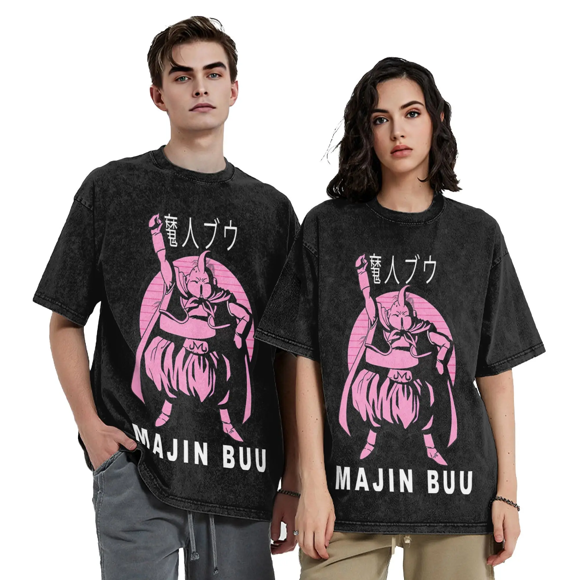 Винтажная стираная футболка с принтом Majin Buu Dragon Ball Z, хлопковые летние топы унисекс с короткими рукавами и круглым вырезом
Винтажная стираная футболка с принтом Majin Buu Dragon Ball Z, хлопковые летние топы унисекс с короткими рукавами и круглым вырезом