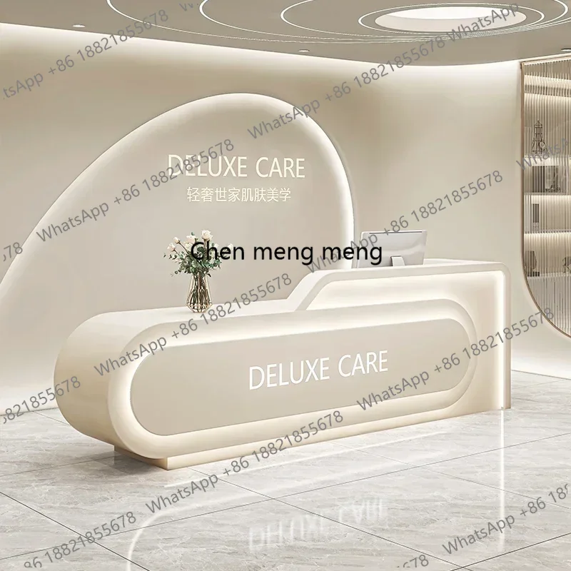 Cream Style Reception Desks Front Desk Business Counter Reception Desks Cash Register Office Furniture
Cream Style Reception Desks Front Desk Business Counter Reception Desks Cash Register Office Furniture