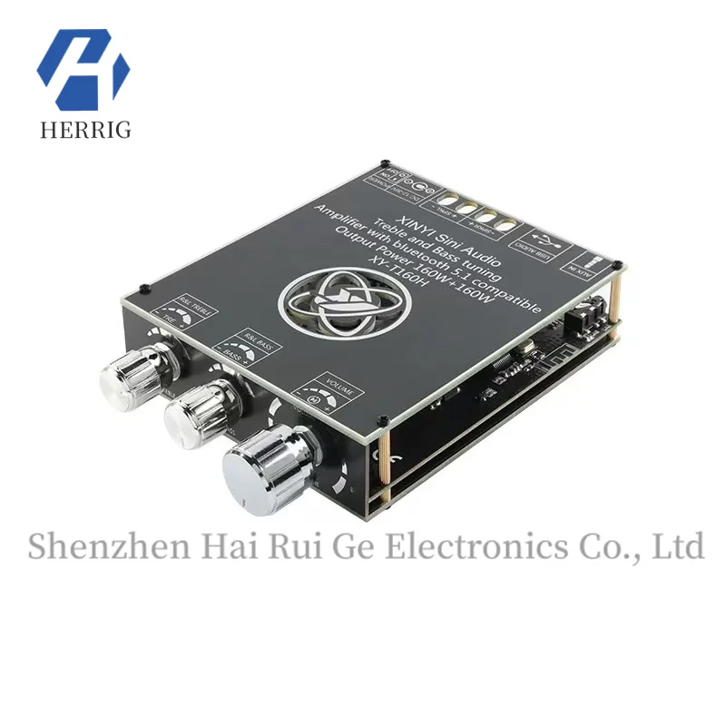 Original XY-T160H 160W+160W stereo Bluetooth audio power amplifier board module with dual channels TDA7498E
Original XY-T160H 160W+160W stereo Bluetooth audio power amplifier board module with dual channels TDA7498E