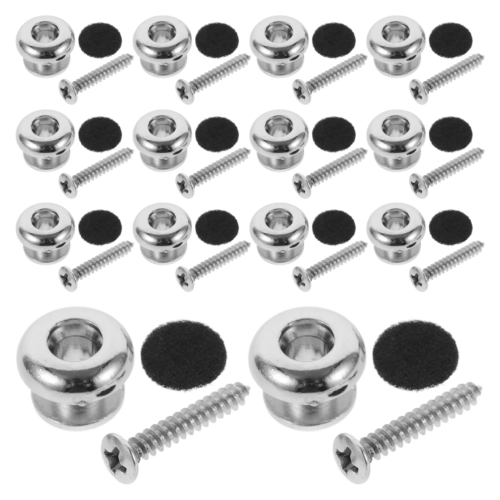 30pcs Guitar Strap Buttons Acoustic Electric Pegs Silver Antislip Metal Parts Accessories Tail Pins Locks Instruments
30pcs Guitar Strap Buttons Acoustic Electric Pegs Silver Antislip Metal Parts Accessories Tail Pins Locks Instruments