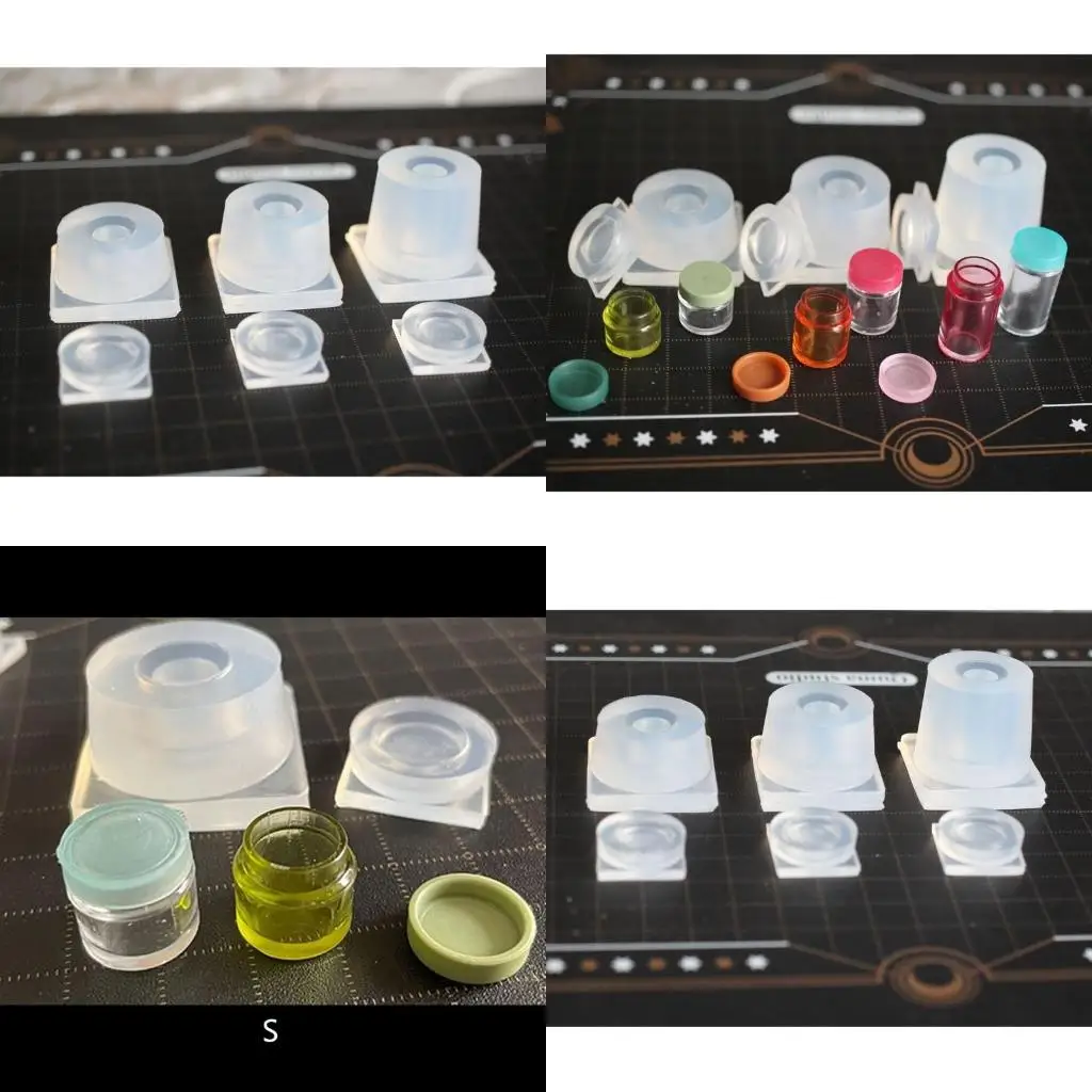 31BB Jar Resin Mold Set Soft Silicone Mold Resin Storage Container Mini Cylinder Bottle Supplies for Jewelry Making Tools
31BB Jar Resin Mold Set Soft Silicone Mold Resin Storage Container Mini Cylinder Bottle Supplies for Jewelry Making Tools