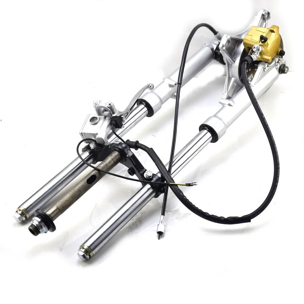 Motorcycle front fork with brake caliper disc assembly for Honda Monkey bike DAX accessories spare parts
Motorcycle front fork with brake caliper disc assembly for Honda Monkey bike DAX accessories spare parts