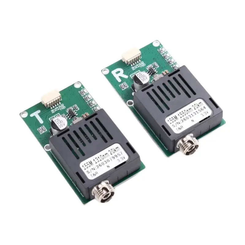 TTL Fiber Optic Port FC TX RX Optical Transceiver Module Kit 20KM For Drone CRSF/UART/SUBS Terminal Equipment
TTL Fiber Optic Port FC TX RX Optical Transceiver Module Kit 20KM For Drone CRSF/UART/SUBS Terminal Equipment
