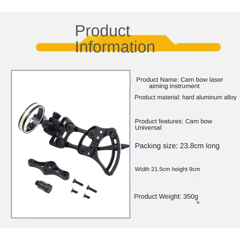 Topoint TP9510 Single Pin Sight Micro-adjust bow Sights For Compound Recurve Bow Archery Hunting
Topoint TP9510 Single Pin Sight Micro-adjust bow Sights For Compound Recurve Bow Archery Hunting