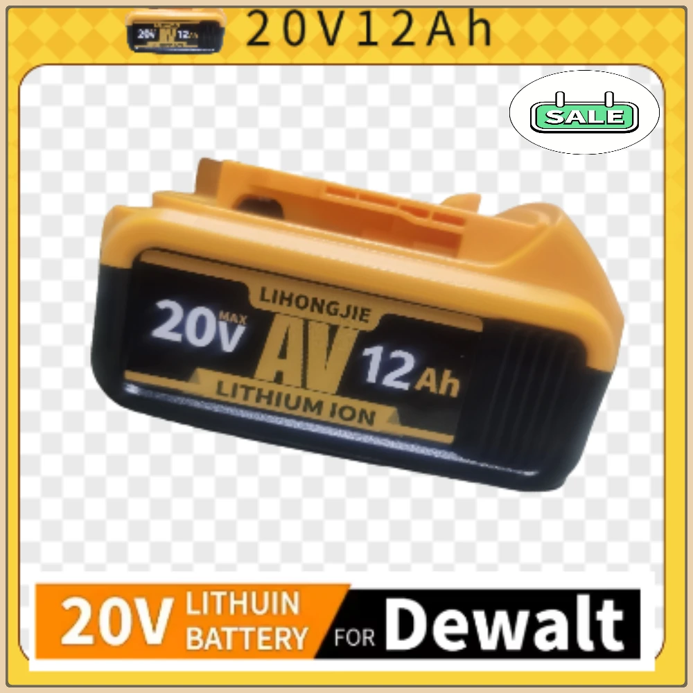 2025New Original 12000mAh 20V for Dewalt Power Tool Battery DCB206 20V Battery DCB205 DCB204-2 DCB200
2025New Original 12000mAh 20V for Dewalt Power Tool Battery DCB206 20V Battery DCB205 DCB204-2 DCB200